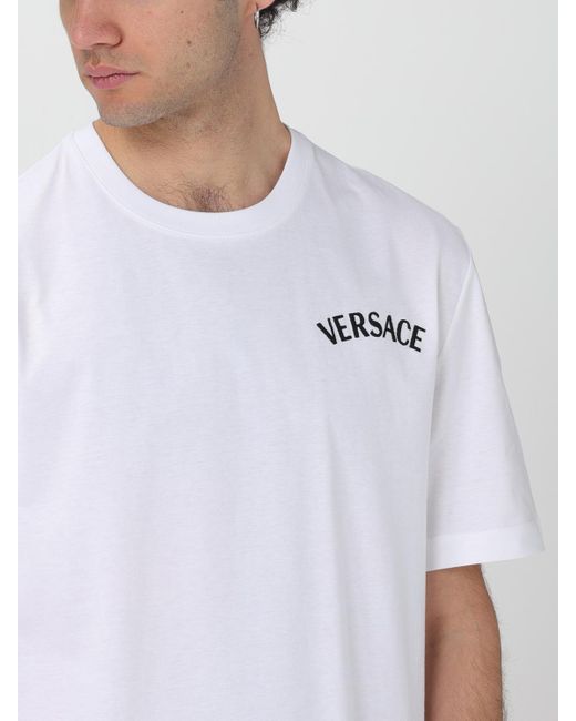 T-Shirt Homme Versace pour homme en coloris White