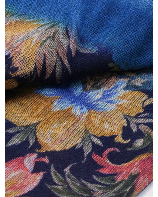 Etro Blue Scarf for men