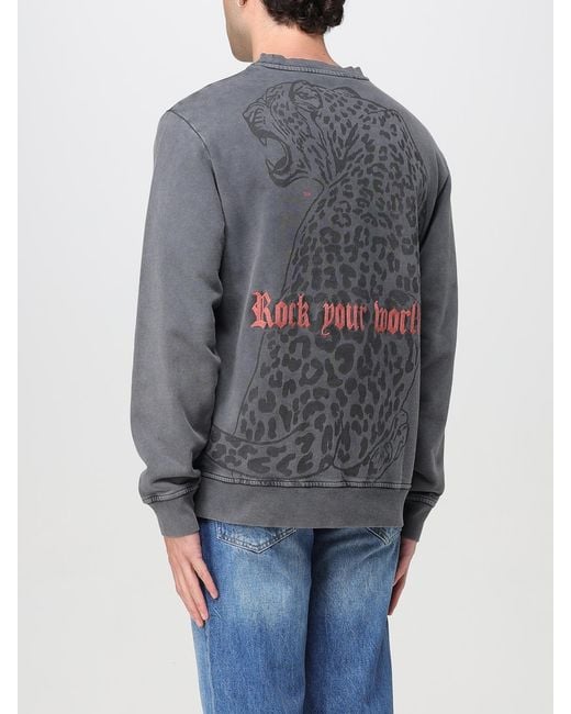 Just Cavalli Gray Jumper for men