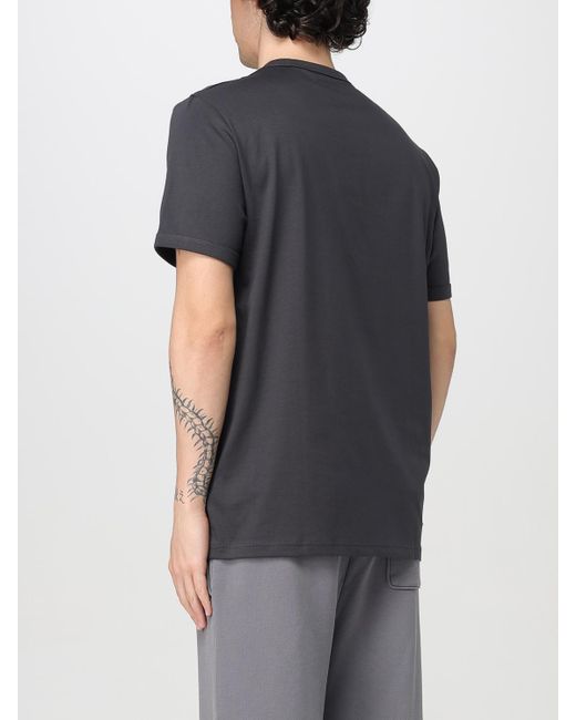 Fred Perry Gray Classic Cotton Crew Neck Tee for men