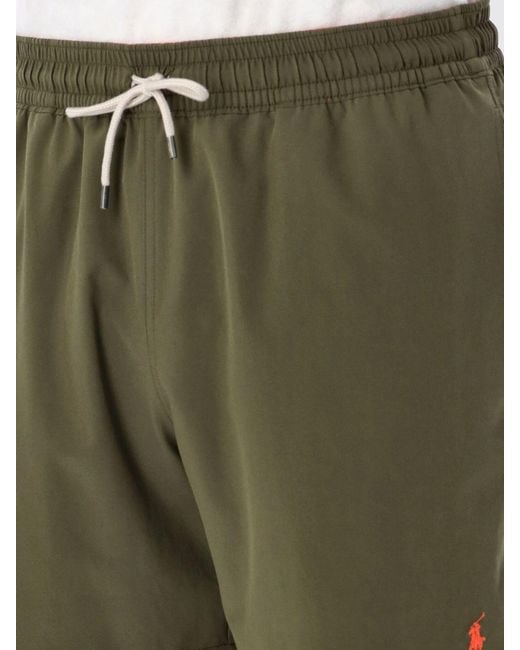Polo Ralph Lauren Green Polyamide Swimsuit for men