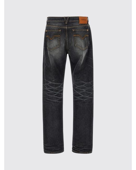 Versace Black Jeans for men