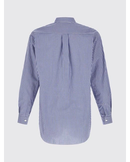 Comme des Garçons Purple Relaxed Fit Vichy Check Cotton Shirt for men