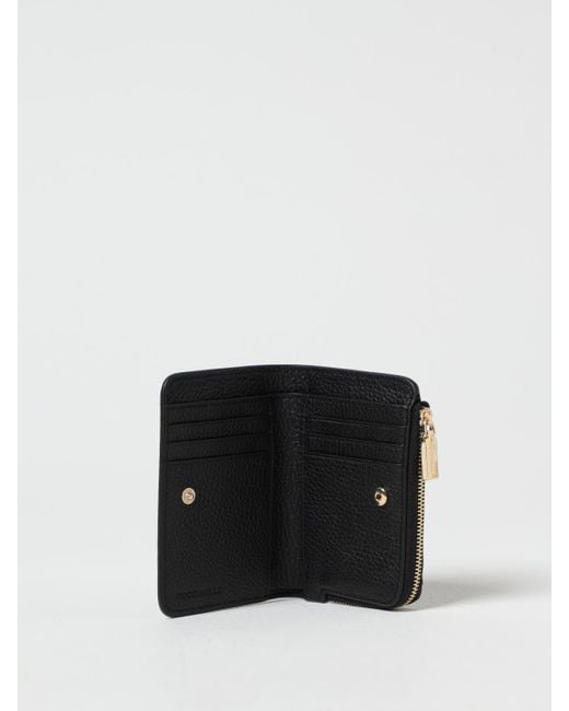 Coccinelle Black Grained Leather Wallet