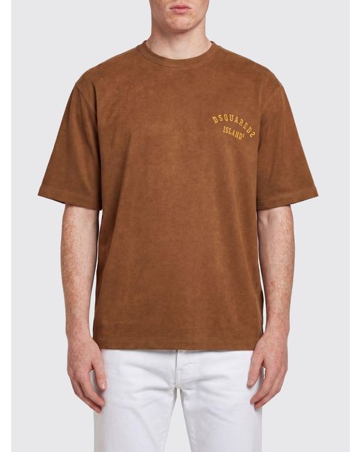 DSquared² Brown T-Shirt for men
