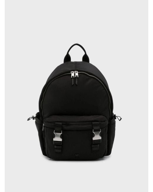 AMI Black Backpack for men