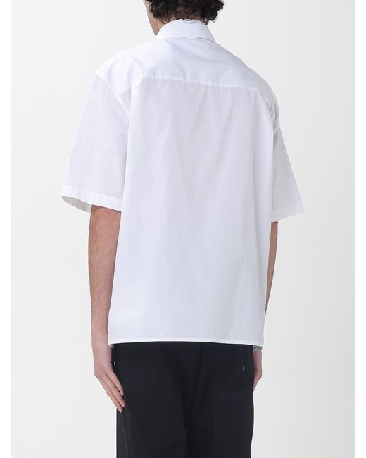 Jil Sander White Cotton Shirt for men