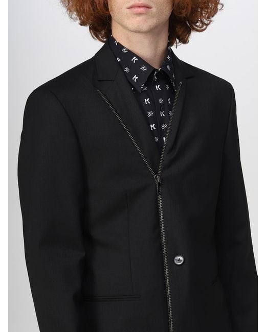 Karl Lagerfeld Black Blazer for men