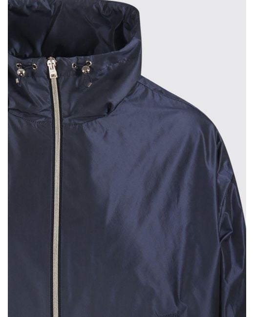 Giacca A Vento Corta di Herno in Blue