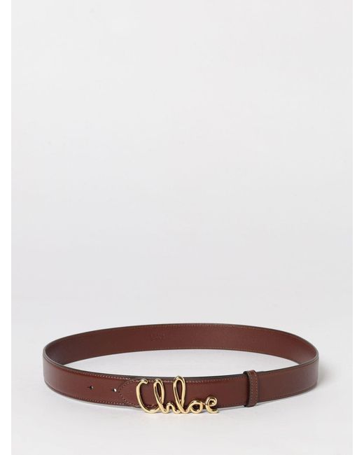 Chloé Brown ChloÉ Iconic Leather Belt