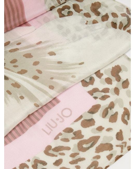 Liu Jo Natural Printed Scarf