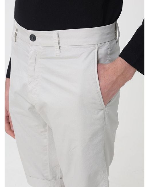 Mason's Black Slim Fit Stretch Cotton Shorts for men
