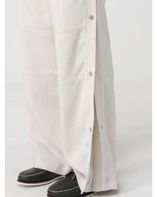 Carrera White Wide-Leg Trousers for men