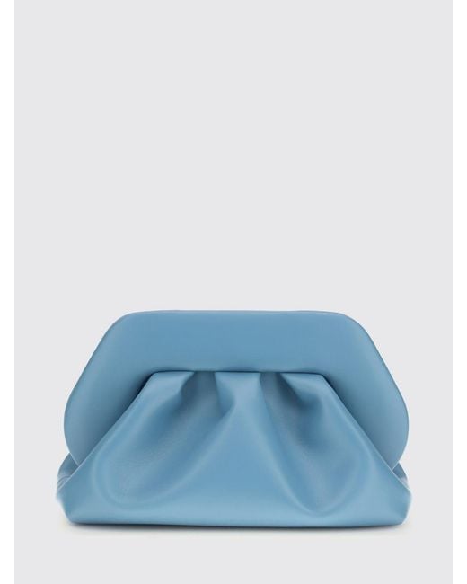 THEMOIRÈ Blue Themoir&Egrave Bios Vegan Leather Clutch