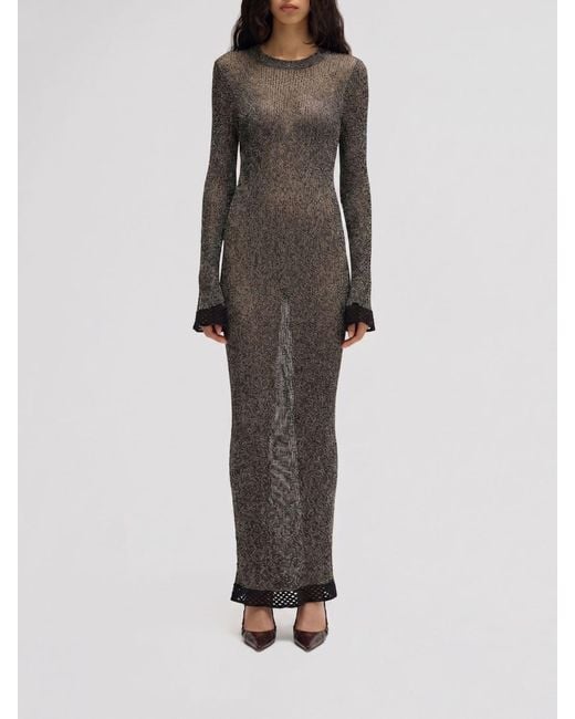 MACCAPANI Black Sara Long Dress