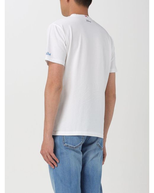 T-shirt Disney x in cotone di Mc2 Saint Barth in White da Uomo