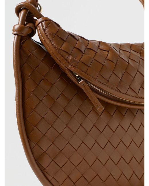 Bolso de hombro Bottega Veneta de color Brown