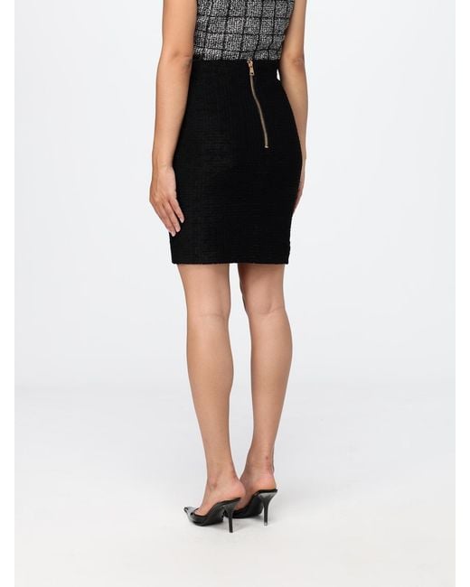 Balmain Black Skirt