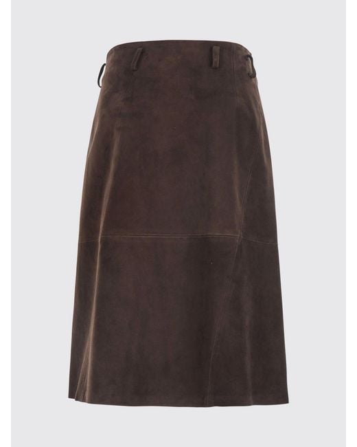 Semicouture Brown Skirt