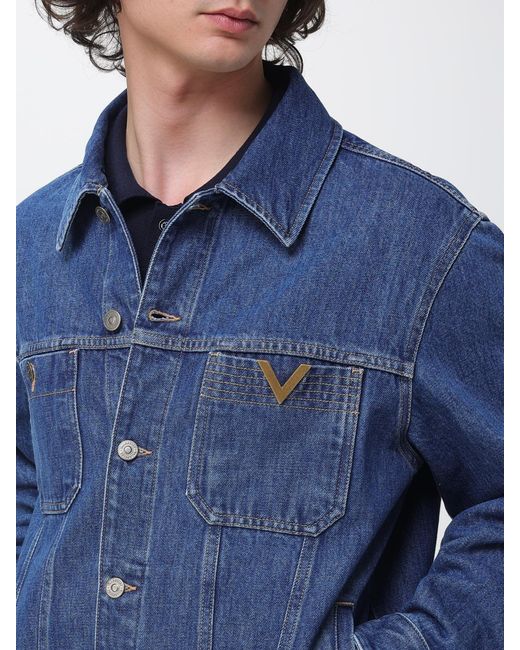 Valentino Blue Vlogo Jacket for men