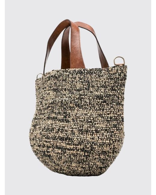 IBELIV Metallic Mirozy Raffia Bag