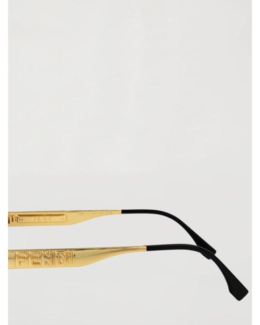 Fendi Black Cat-Eye Acetate Sunglasses With Metal Logo Lettering