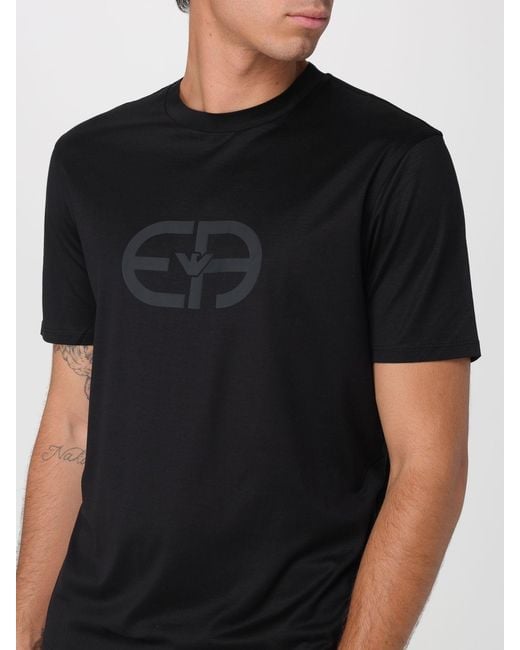 Emporio Armani Black Polo Shirt for men