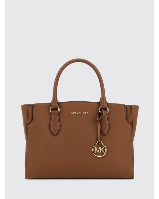 Michael Kors Brown Becca Medium Saffiano Handbag
