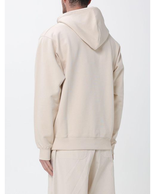 Drole de Monsieur Natural Cotton Hoodie With Logo for men
