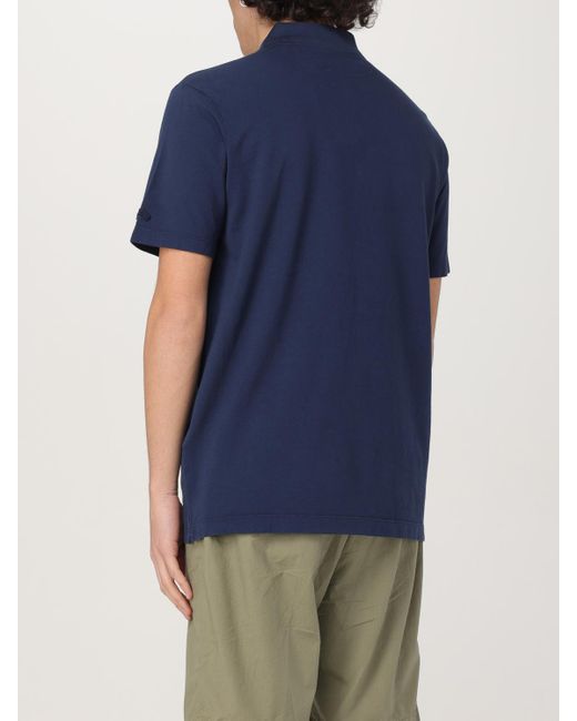 Paul & Shark Blue Short Sleeve Polo Shirt Regular Fit for men