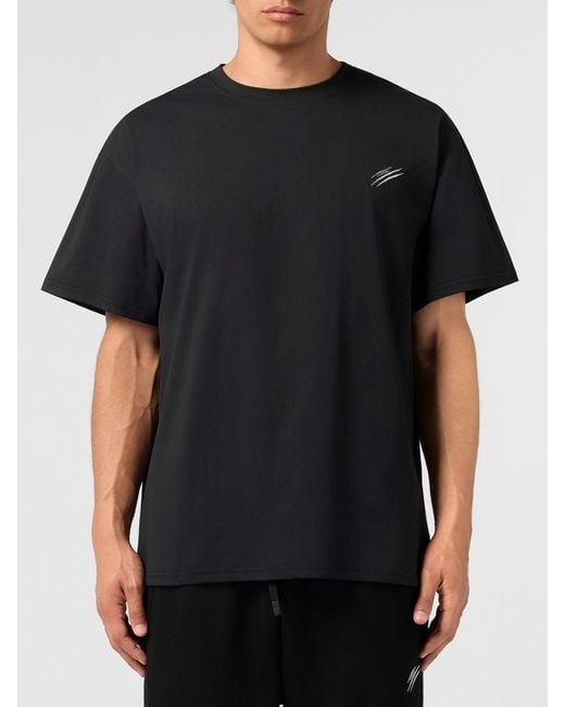 Philipp Plein Black T-Shirt for men