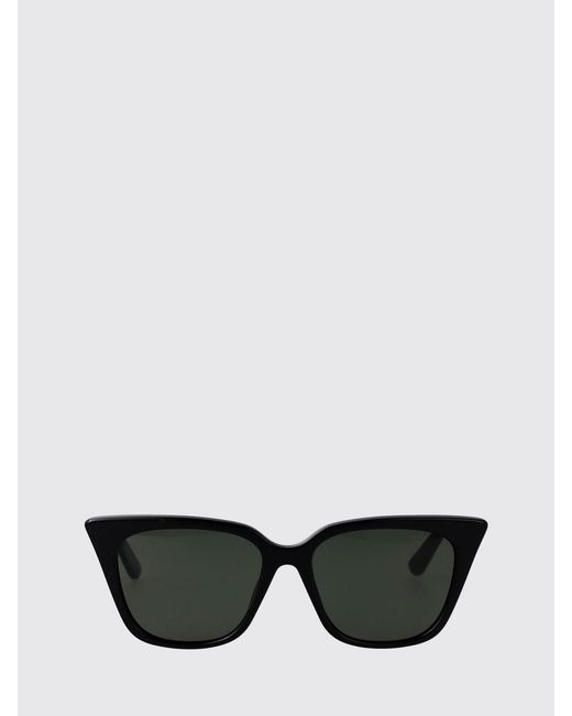 McQueen Black Butterfly Cat-Eye Sunglasses