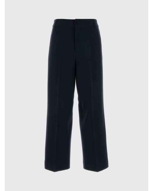 Max Mara Blue Virgin Wool Trousers
