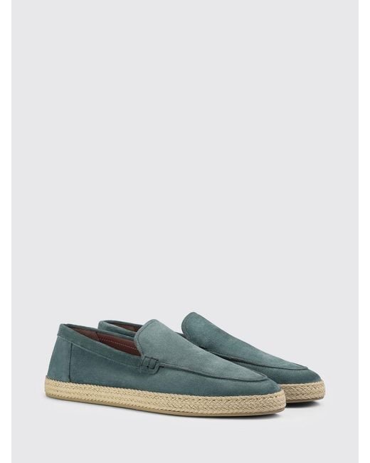Doucal's Espadrilles Aus Wildleder in Green für Herren