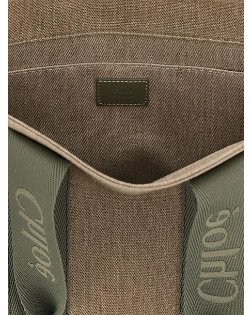 Chloé Green ChloÉ Woody Canvas Bag