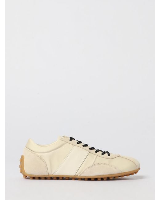 Tod's Natural T-Marathon Suede And Nylon Sneakers