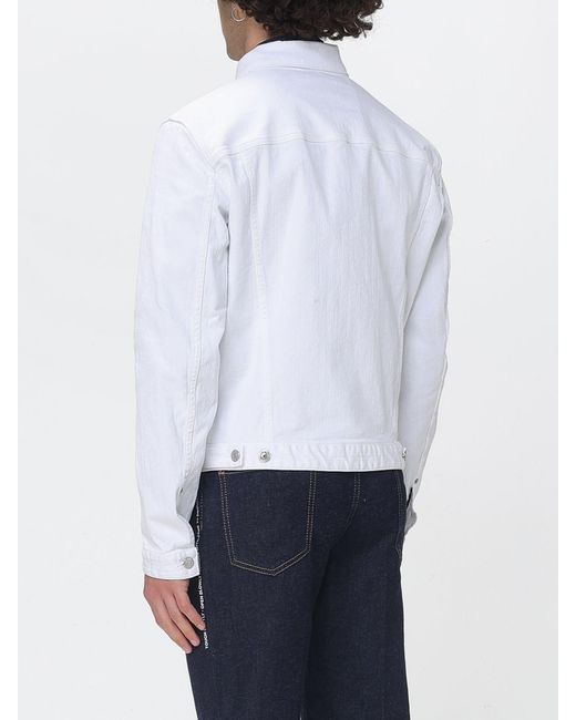 DSquared² White Denim Jacket for men