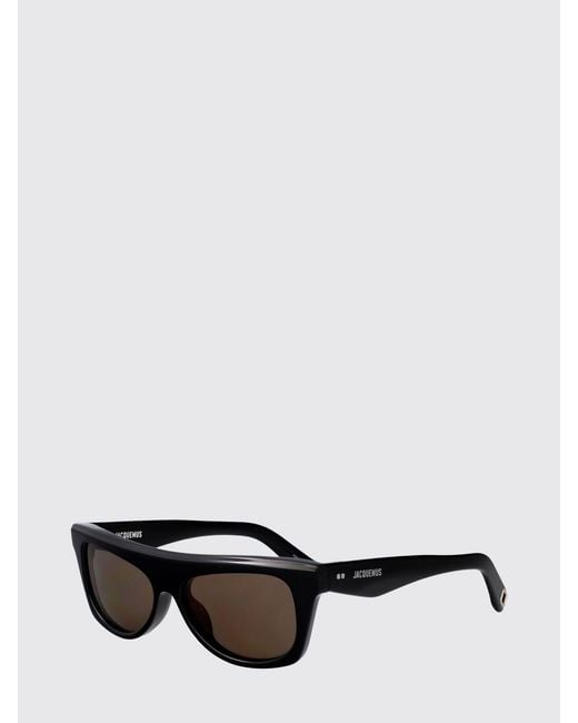 Jacquemus Black Pina Rectangular Cat-Eye Sunglasses for men