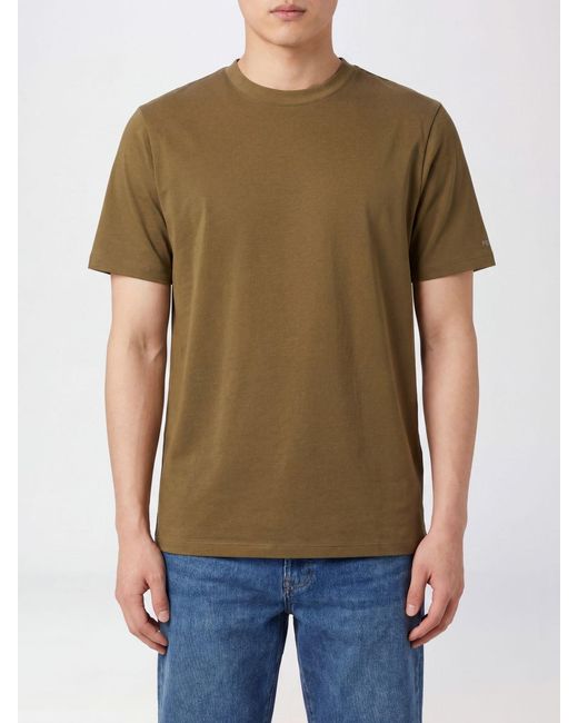 People Of Shibuya Green Basic Cotton T-Shirt for men