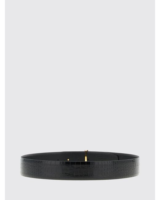 Tom Ford White Reversible Leather Belt for men