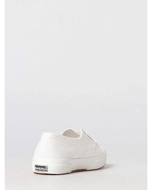 Superga White 2750-Cotu Classic Cotton Canvas Sneakers