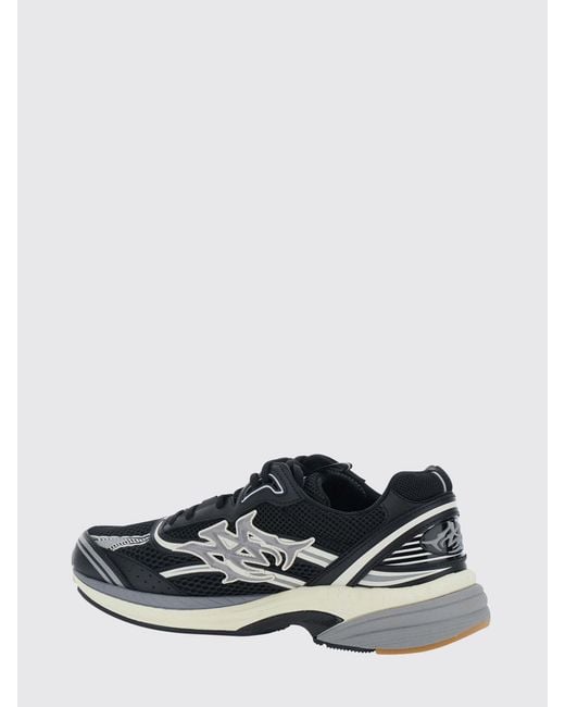 Amiri White M-Tech Bicolour Leather And Mesh Trainers With Applied Logo for men