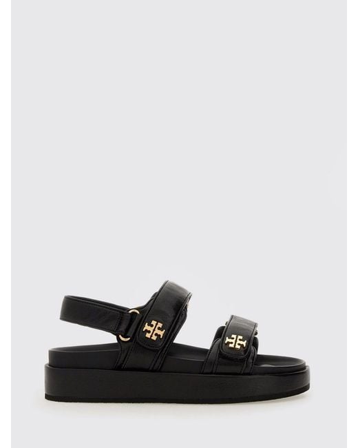 Tory Burch White Kira Sport Leather Sandals