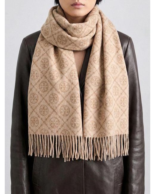 Sciarpa di Tory Burch in Natural