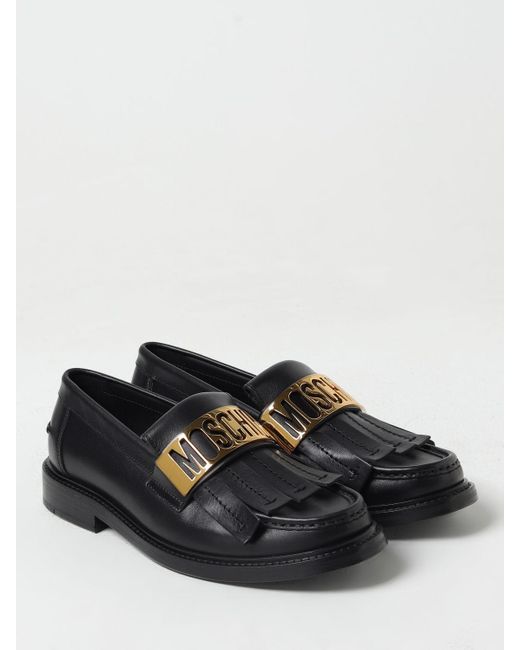 Moschino Couture Black Loafers for men