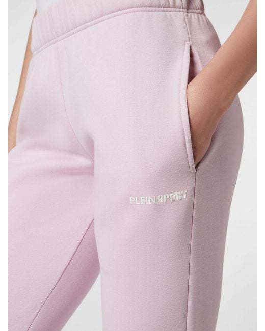 Philipp Plein Pink Slim Fit Jersey Jogging Trousers With Elasticated Waist