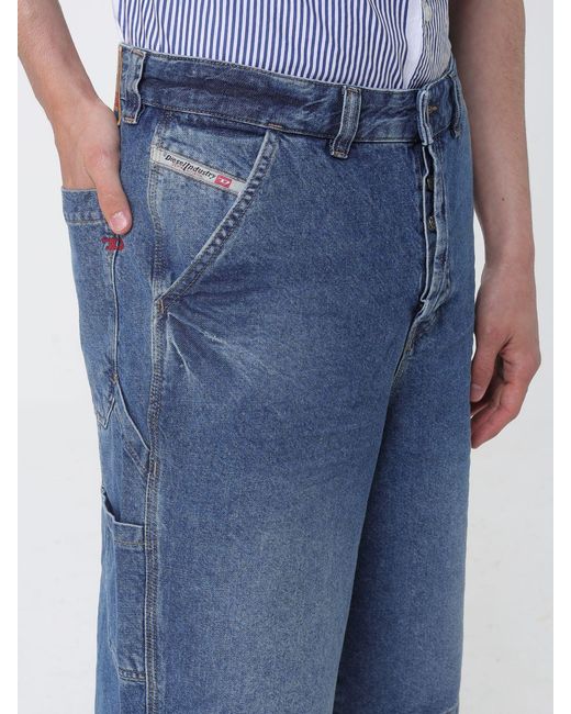 DIESEL Blue D-Livery-W-Short Denim Shorts for men