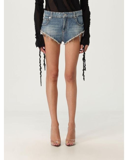 Short Femme Blumarine en coloris Blue