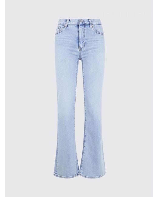 FRAME Blue The Icon Flared Denim Jeans
