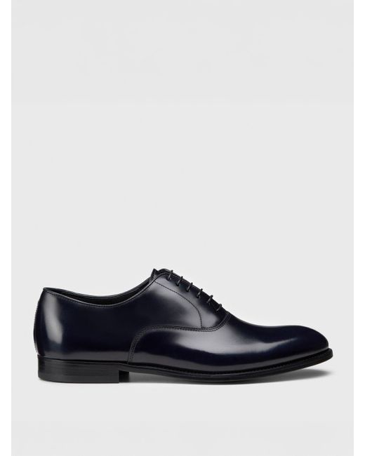 Doucal's Blue Brogue Shoes for men